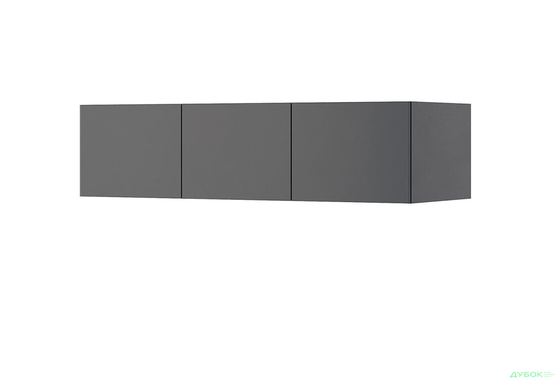 Антресоль MiroMark Doni / Доні 3дв 134.4 см, графіт - Зображення 1 Зображення 1 - Антресоль MiroMark Doni / Доні 3дв 134.4 см, графіт