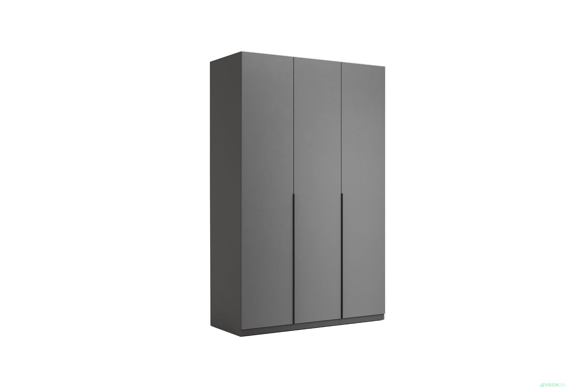 Шафа MiroMark Doni / Доні 3-дверна 134 см, графіт серія Н - Зображення 4 Зображення 4 - Шафа MiroMark Doni / Доні 3-дверна 134 см, графіт серія Н