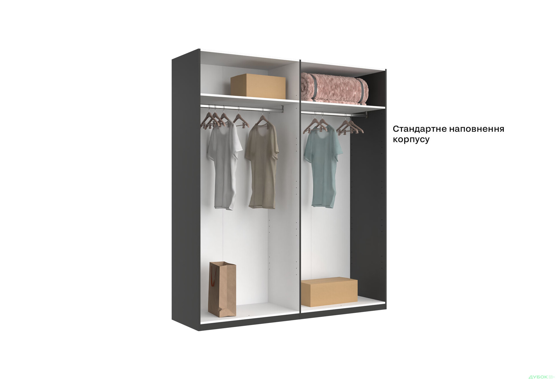 Шкаф МироМарк Doni / Дони 4-хдверный 179 см, графит серия Н - Изображение 7 Изображение 7 - Шкаф МироМарк Doni / Дони 4-хдверный 179 см, графит серия Н