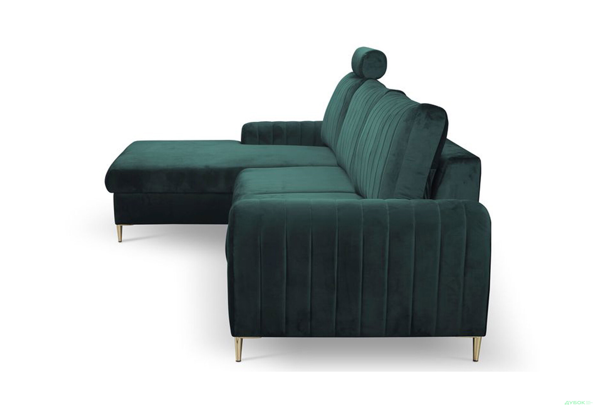 Мягкий уголок Perfect Home Монако / Monaco 252х168 см угол 7 Зеленый (Velluto 27) - Изображение 3 Изображение 3 - Мягкий уголок Perfect Home Монако / Monaco 252х168 см угол 7 Зеленый (Velluto 27)