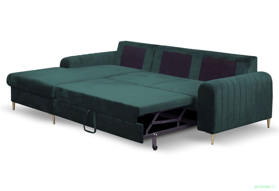 Мягкий уголок Perfect Home Монако / Monaco 252х168 см угол 7 Зеленый (Velluto 27) - Изображение 4 Изображение 4 - Мягкий уголок Perfect Home Монако / Monaco 252х168 см угол 7 Зеленый (Velluto 27)