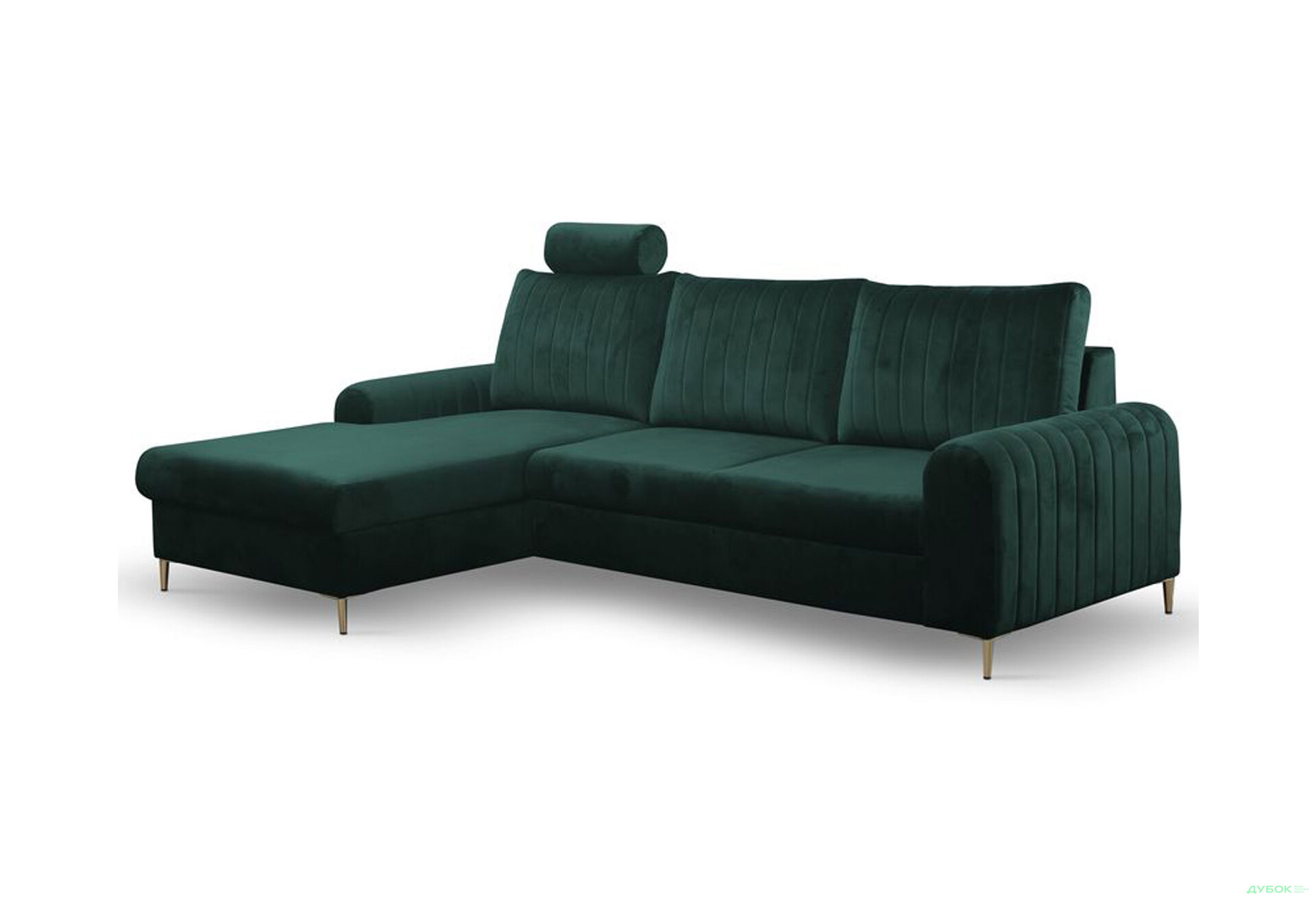 Мягкий уголок Perfect Home Монако / Monaco 252х168 см угол 7 Зеленый (Velluto 27) - Изображение 2 Изображение 2 - Мягкий уголок Perfect Home Монако / Monaco 252х168 см угол 7 Зеленый (Velluto 27)