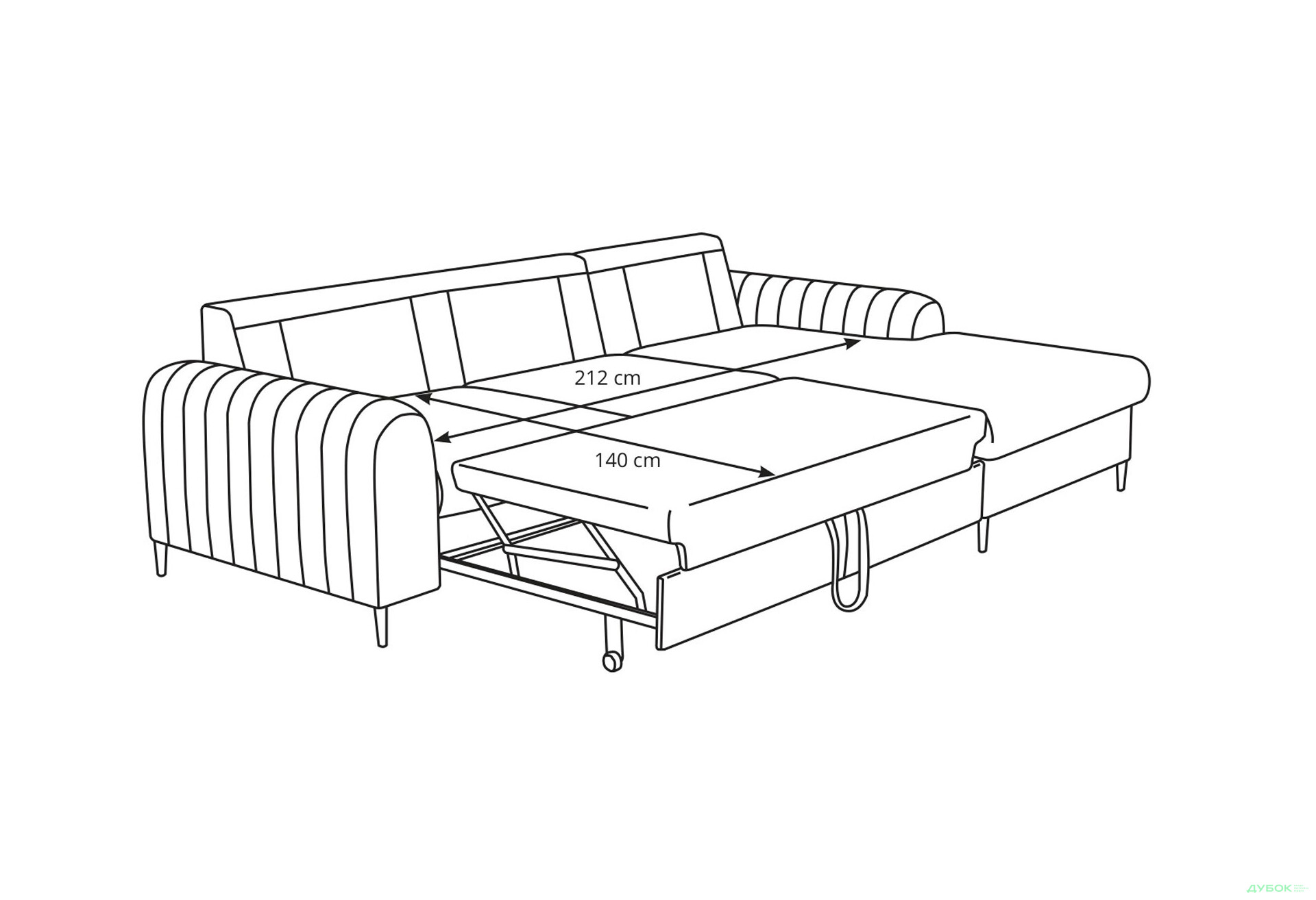 Мягкий уголок Perfect Home Монако / Monaco 252х168 см угол 7 Зеленый (Velluto 27) - Изображение 8 Изображение 8 - Мягкий уголок Perfect Home Монако / Monaco 252х168 см угол 7 Зеленый (Velluto 27)