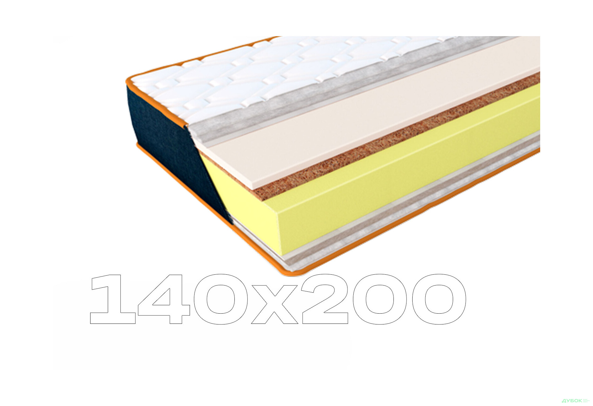 Зображення 1 - Матрац Denim Original / Оріджинал 140х200 ЕММ