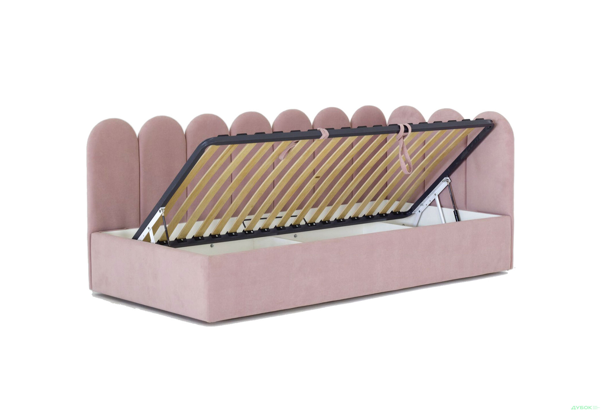 Кровать-подиум Eurosof Эмели 90х190 с нишей и металоподъёмником - Изображение 3 Изображение 3 - Кровать-подиум Eurosof Эмели 90х190 с нишей и металоподъёмником