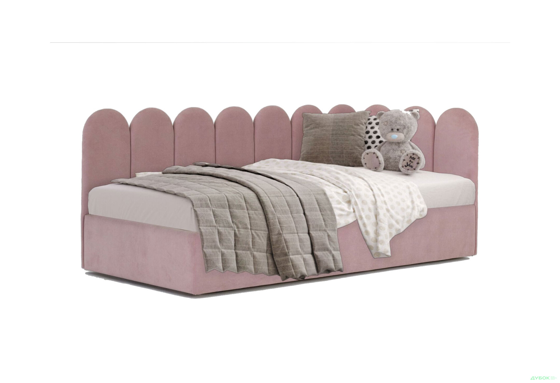 Кровать-подиум Eurosof Эмели 90х190 с нишей и металоподъёмником - Изображение 1 Изображение 1 - Кровать-подиум Eurosof Эмели 90х190 с нишей и металоподъёмником