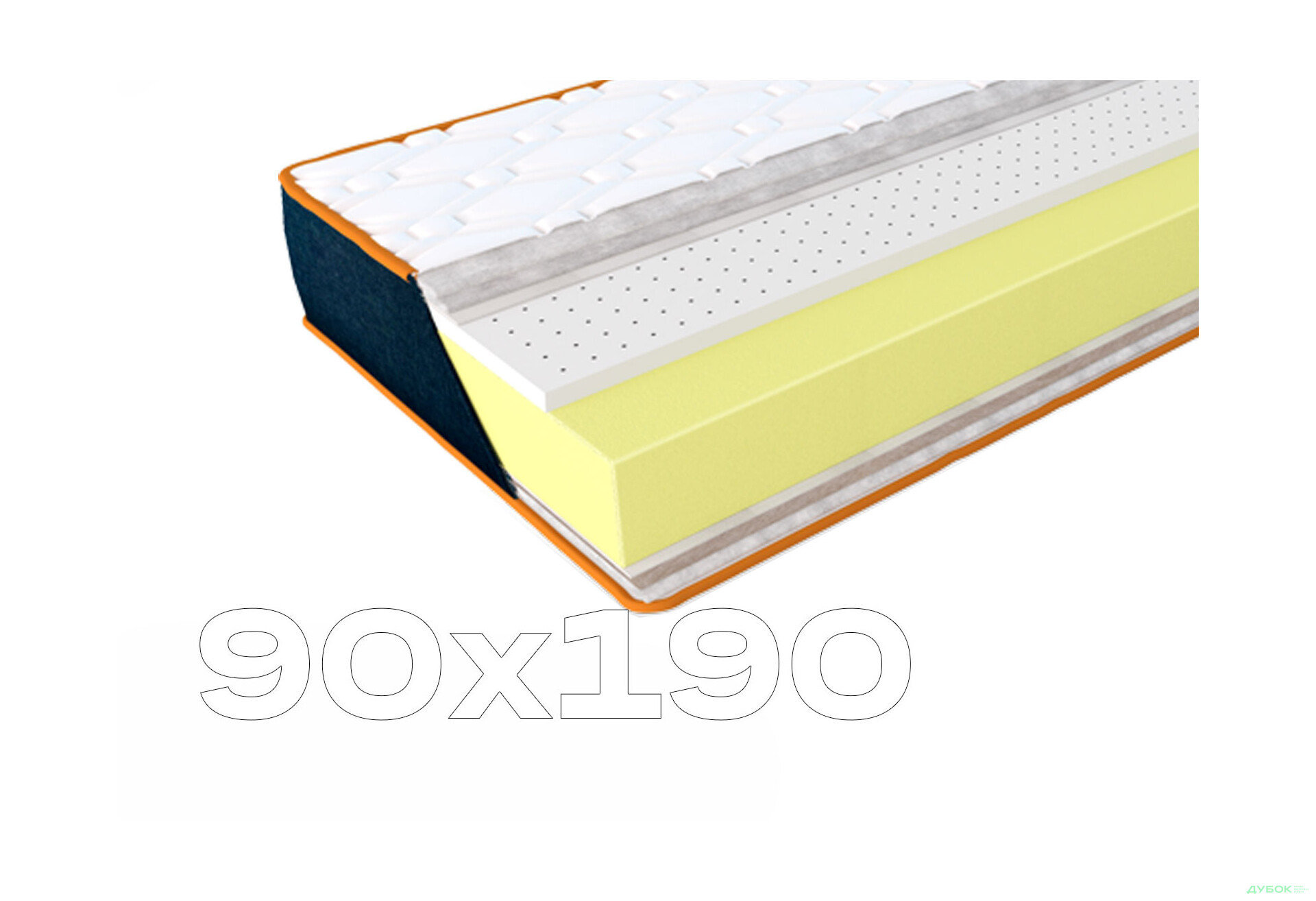 Зображення 1 - Матрац Denim Navy / Наві 90х190 ЕММ