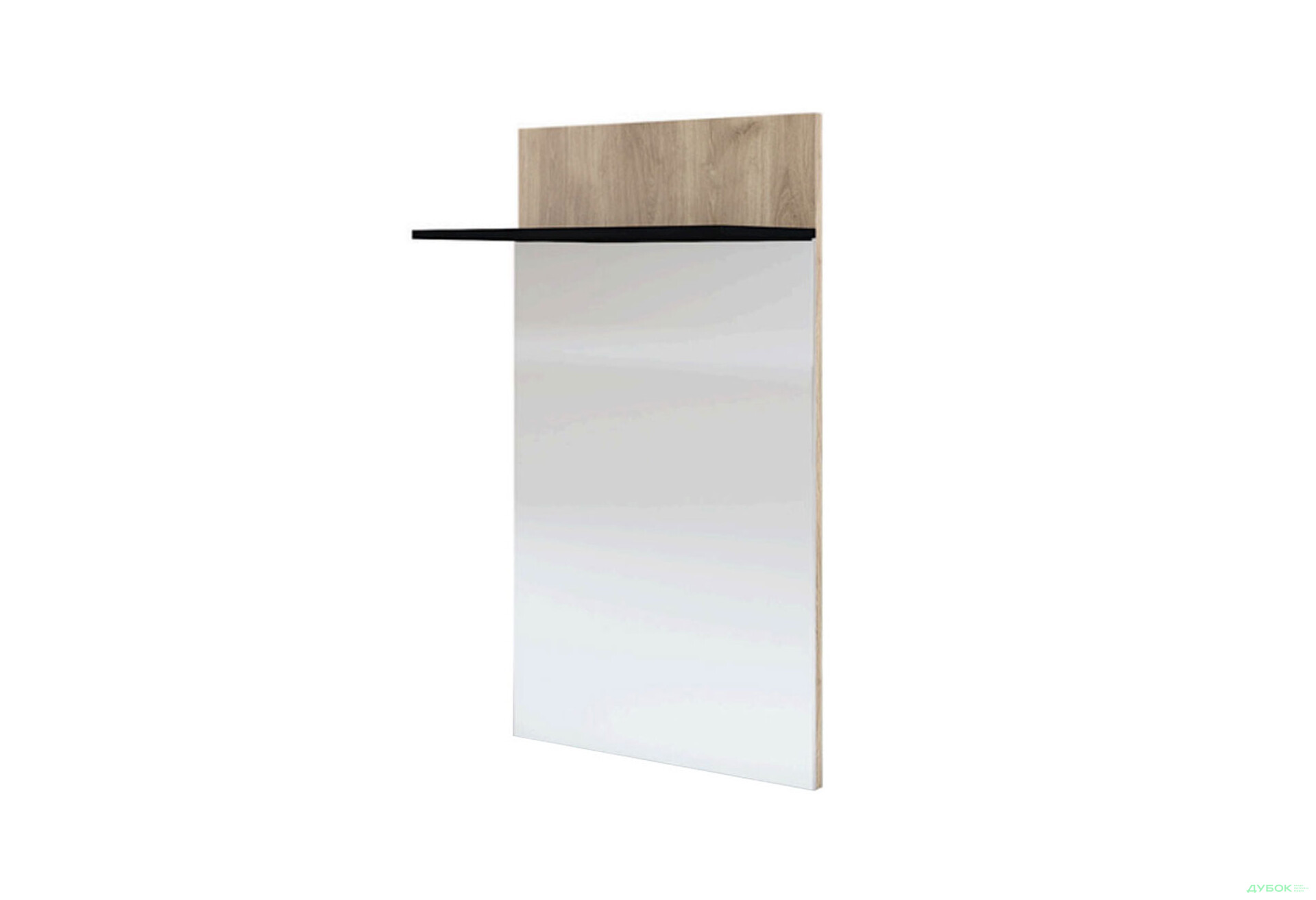 Люстро Світ Меблів Амбре 60 см, дуб білий / чорний - Зображення 1 Зображення 1 - Люстро Світ Меблів Амбре 60 см, дуб білий / чорний