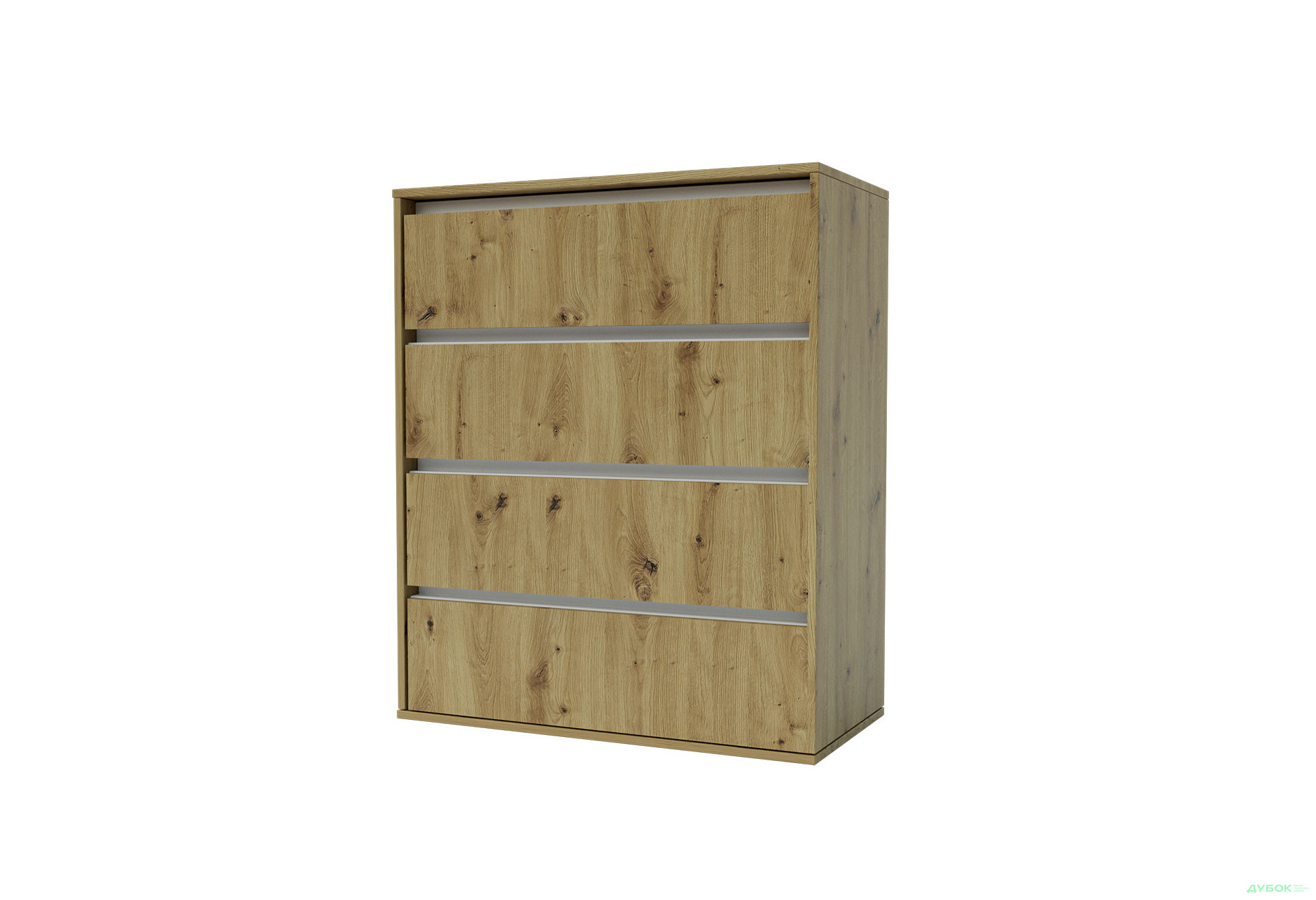Изображение 1 - Комод Garant Идея К с 4 ящиками 80 см Дуб артизан / Нимфея альба