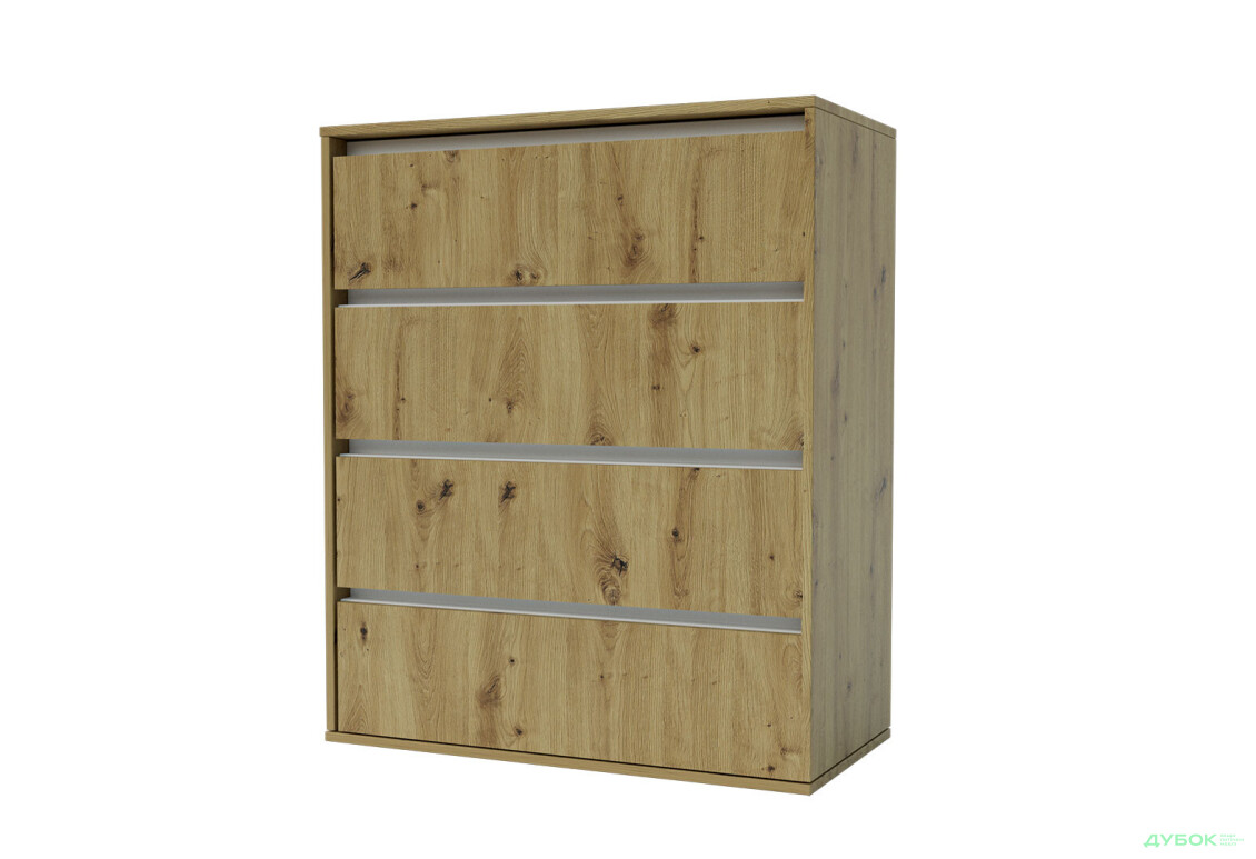 Комод Garant Идея К с 4 ящиками 80 см Дуб артизан / Нимфея альба