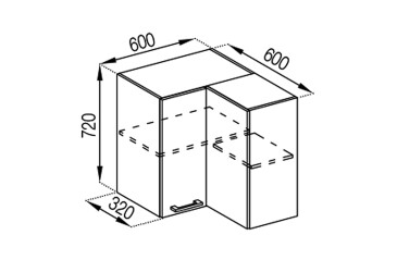 В 60x60 кут прямий