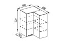 Зображення 1 - В 60x60 кут прямий (h-920) Марта Лак Світ Меблів