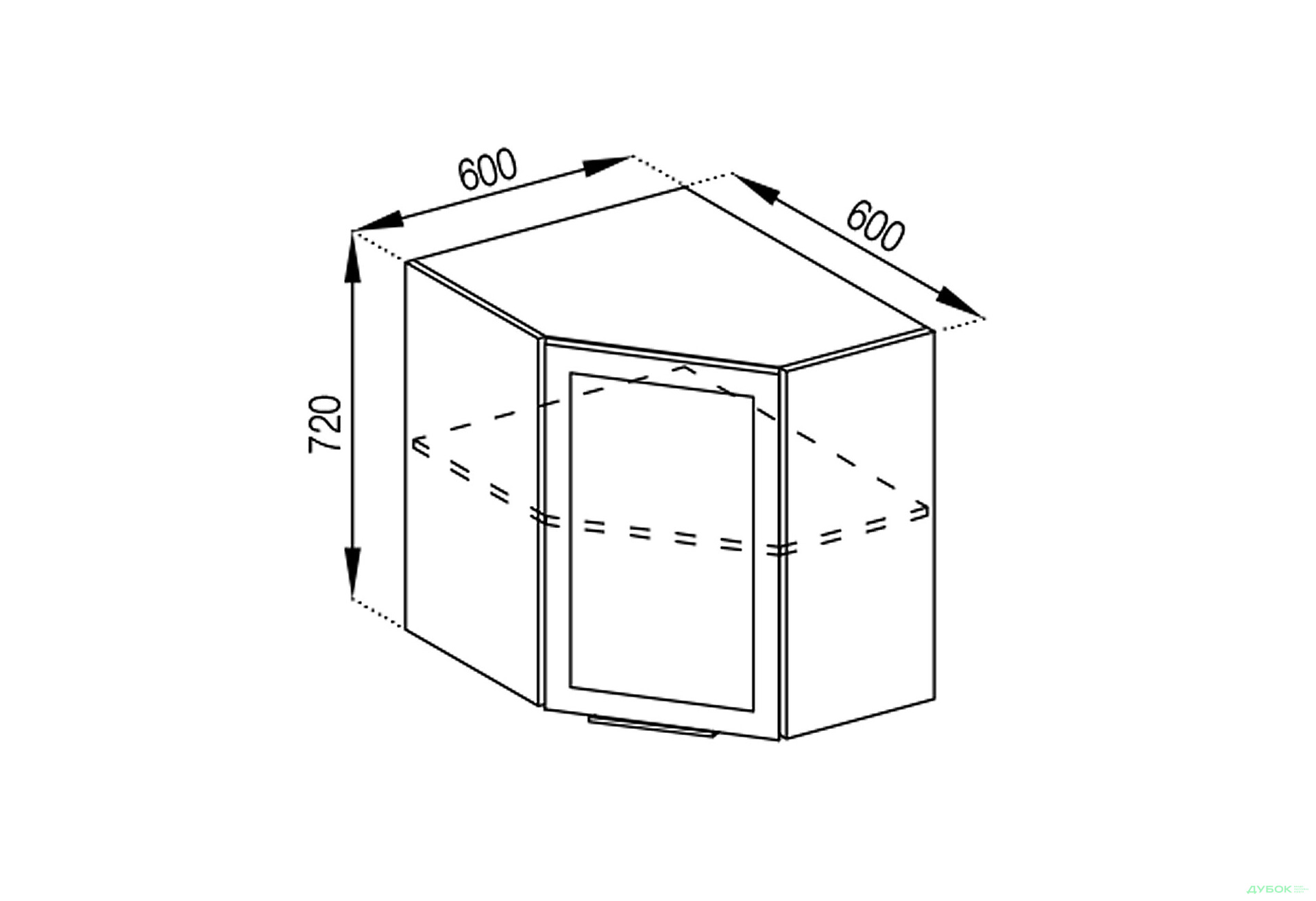 Зображення 1 - В 60x60 Анна Світ Меблів