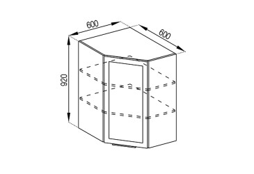 В 60x60 (h-920) Анна Svit Mebliv