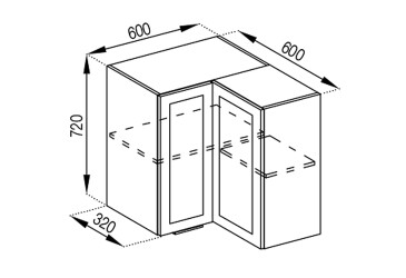 В 60x60 кут прямий