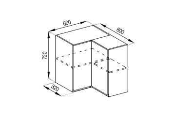 В 60x60 кут прямий