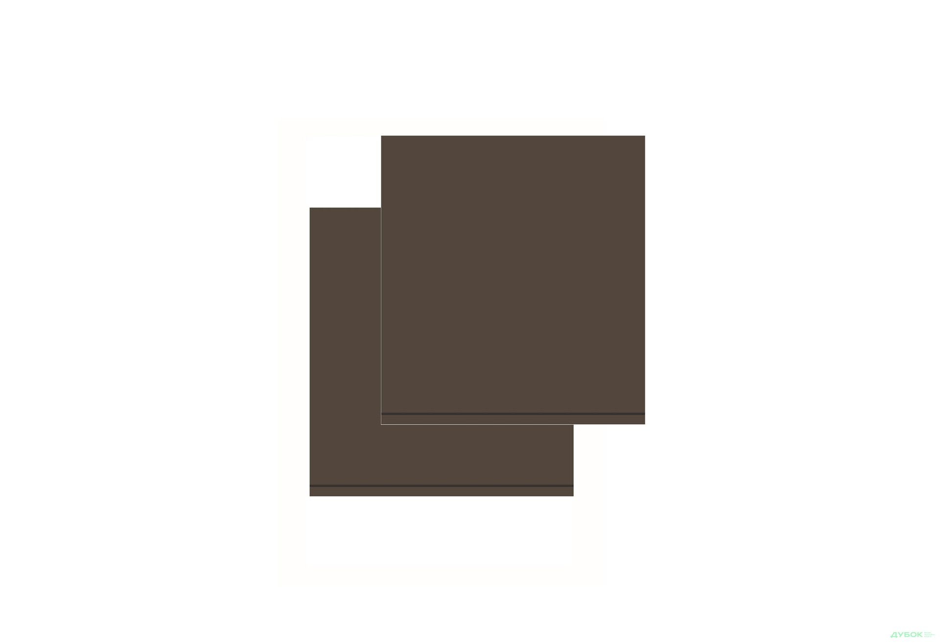 Изображение 1 - Фасад А 90x90 угол прямой (570) Влада Svit Mebliv