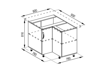 Н 90x90 Оля Світ Меблів
