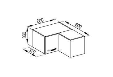 А 60x60 кут прямий (320)