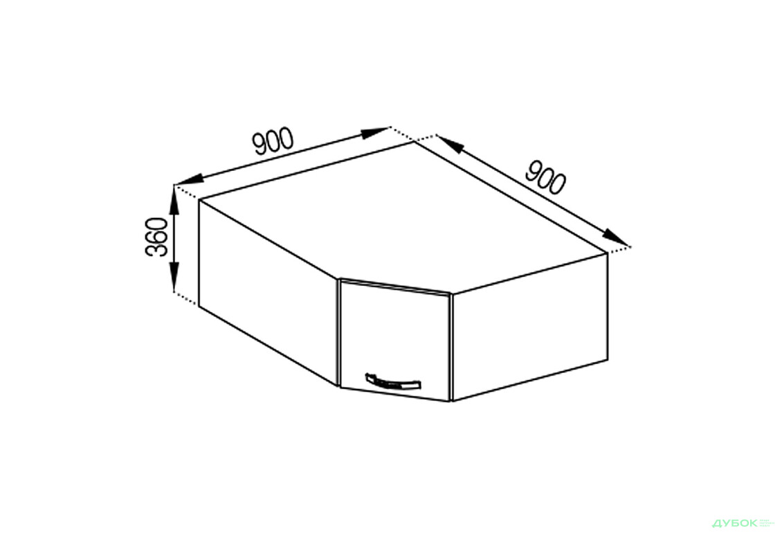 А 90x90 Оля Світ Меблів