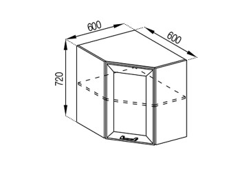 В 60x60 (фасад МДФ)