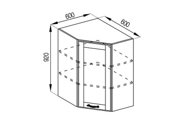 В 60x60 (h-920) Доминика Svit Mebliv