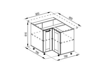 Н 90x90 Доминика Svit Mebliv