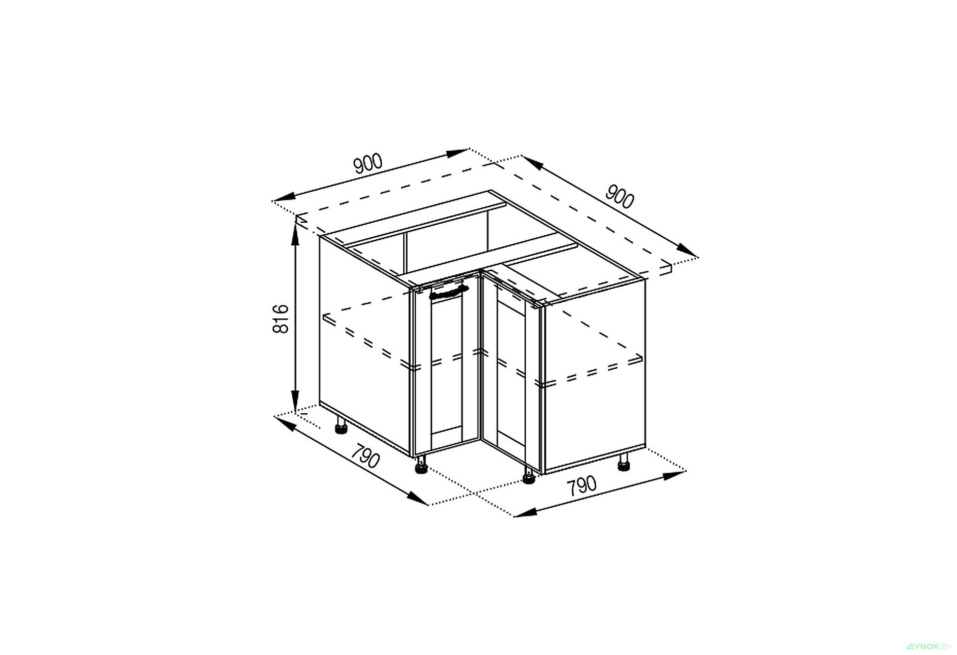 Зображення 1 - Н 90x90 Домініка Світ Меблів