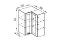 Зображення 1 - В 60x60 кут прямий (h-920) Домініка Світ Меблів