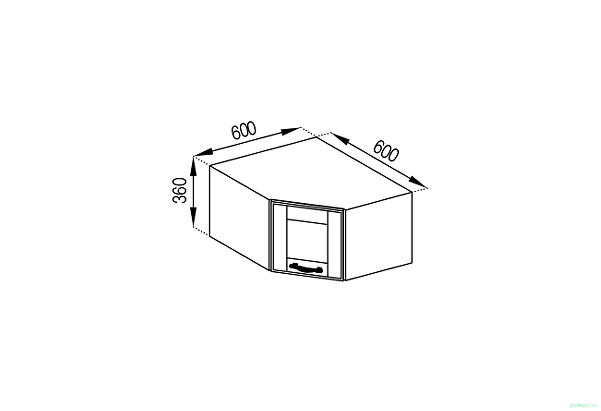Зображення 1 - А 60x60 Домініка Світ Меблів