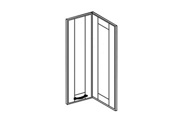 Фасад В 60x60 кут прямий (h-920) Домініка Світ Меблів