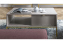 Стіл журнальний Perfect Home Нова / Nova 104х68 см, сірий, золоті ніжки - Зображення 3 Зображення 3 - Стіл журнальний Perfect Home Нова / Nova 104х68 см, сірий, золоті ніжки