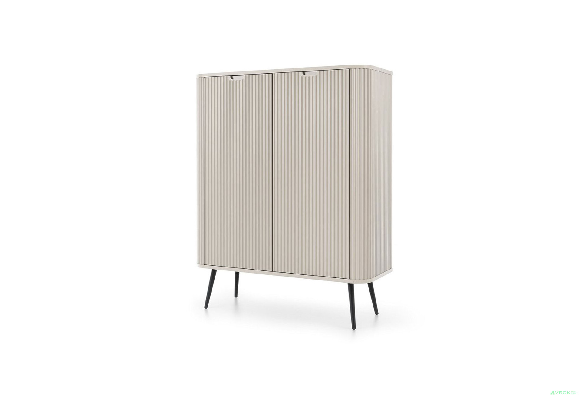 Комод Perfect Home Зова / Zova 2-дверний 103 см, кашемір, чорні ніжки - Зображення 1 Зображення 1 - Комод Perfect Home Зова / Zova 2-дверний 103 см, кашемір, чорні ніжки