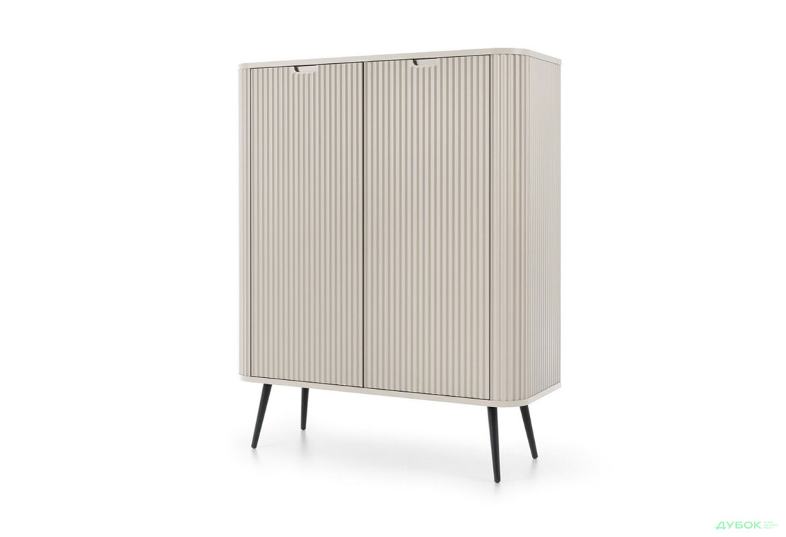 Комод Perfect Home Зова / Zova 2-дверний 103 см, кашемір, чорні ніжки - Зображення 1 Зображення 1 - Комод Perfect Home Зова / Zova 2-дверний 103 см, кашемір, чорні ніжки
