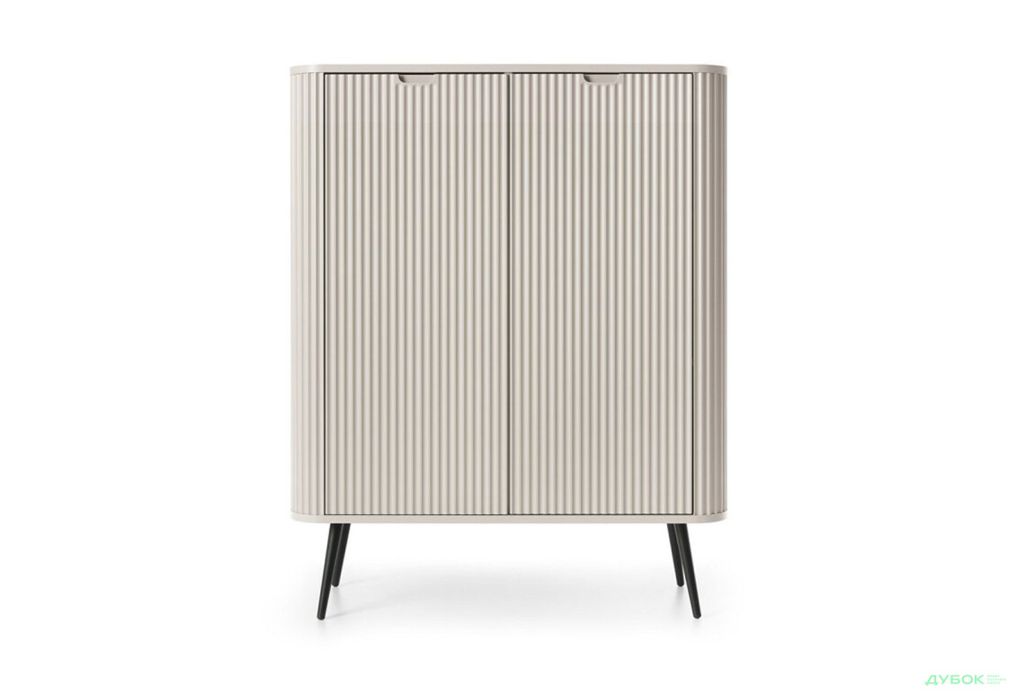 Комод Perfect Home Зова / Zova 2-дверний 103 см, кашемір, чорні ніжки - Зображення 2 Зображення 2 - Комод Perfect Home Зова / Zova 2-дверний 103 см, кашемір, чорні ніжки