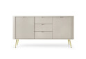 Комод Perfect Home Зова / Zova 2-дверный с 3 ящиками 168 см, кашемир, золотые ножки - Изображение 2 Изображение 2 - Комод Perfect Home Зова / Zova 2-дверный с 3 ящиками 168 см, кашемир, золотые ножки