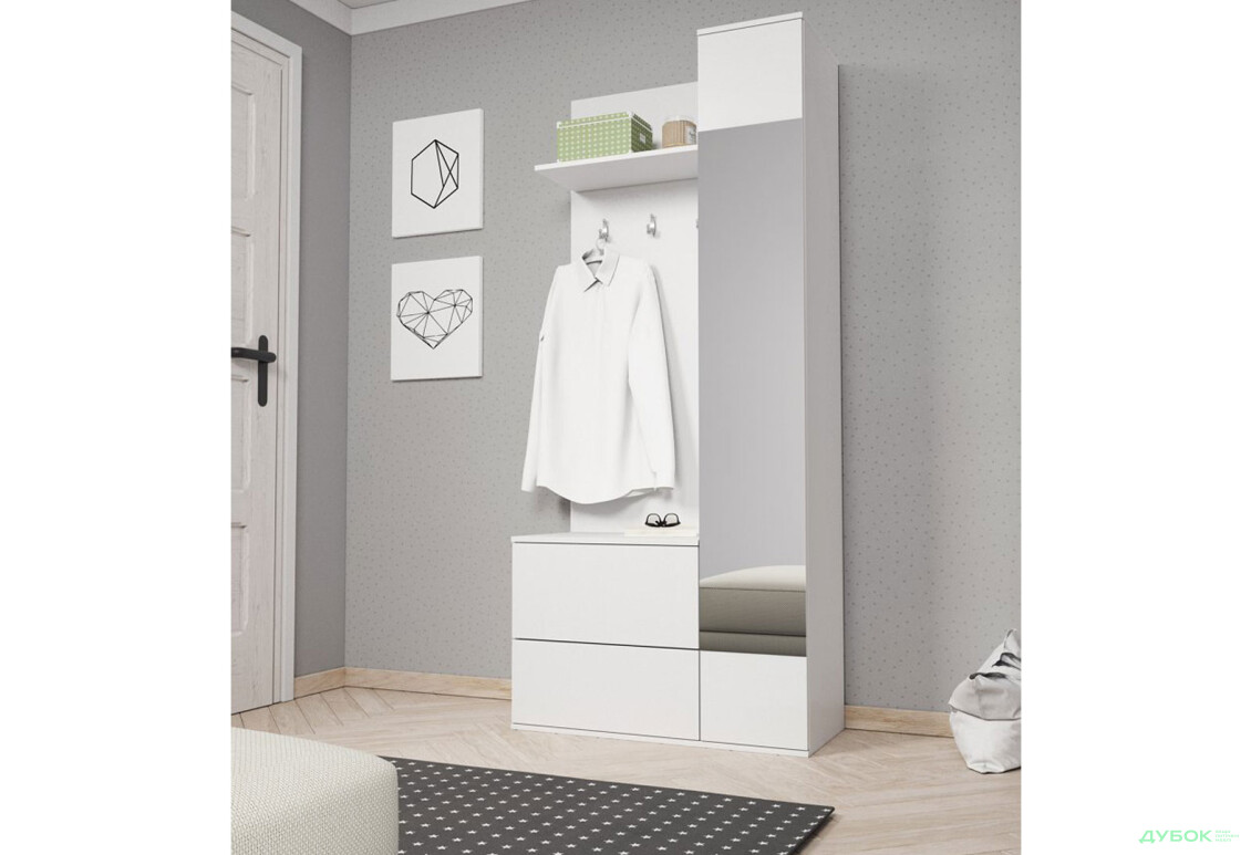 Изображение 2 - Прихожая Perfect Home Грин / Green Белый