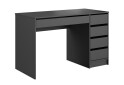 Стіл письмовий Perfect Home Ада / Ada 120х55 см з 5 шухлядами, антрацит - Зображення 2 Зображення 2 - Стіл письмовий Perfect Home Ада / Ada 120х55 см з 5 шухлядами, антрацит