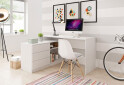 Зображення 2 - Стіл письмовий Perfect Home Тео / Teo 138х110 см з тумбою, білий