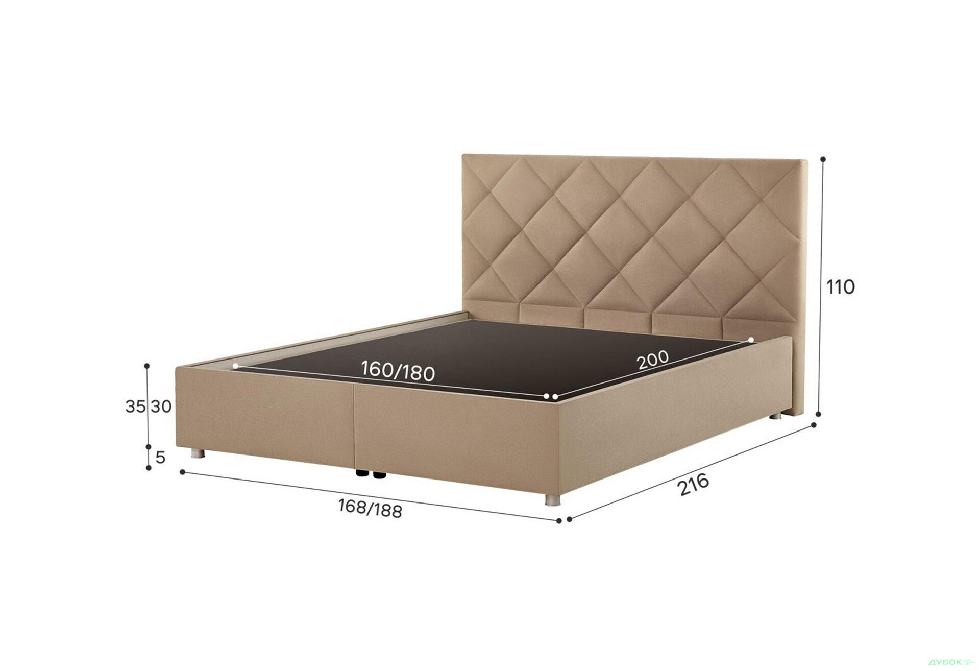 Кровать ЕММ Eva / Эва 160x200 см подъёмная - Изображение 12 Изображение 12 - Кровать ЕММ Eva / Эва 160x200 см подъёмная