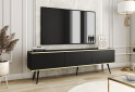 Изображение 2 - Тумба под ТВ Perfect Home Оро / Oro с 3 дверками 175 см, черный, черные ножки