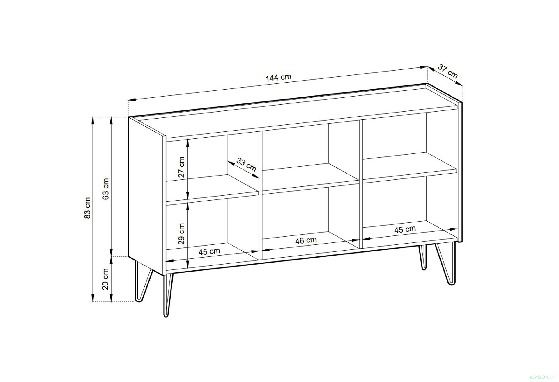 Комод Perfect Home Гармони / Harmony 3-дверный 144 см, черный / черный мрамор роял - Изображение 5 Изображение 5 - Комод Perfect Home Гармони / Harmony 3-дверный 144 см, черный / черный мрамор роял