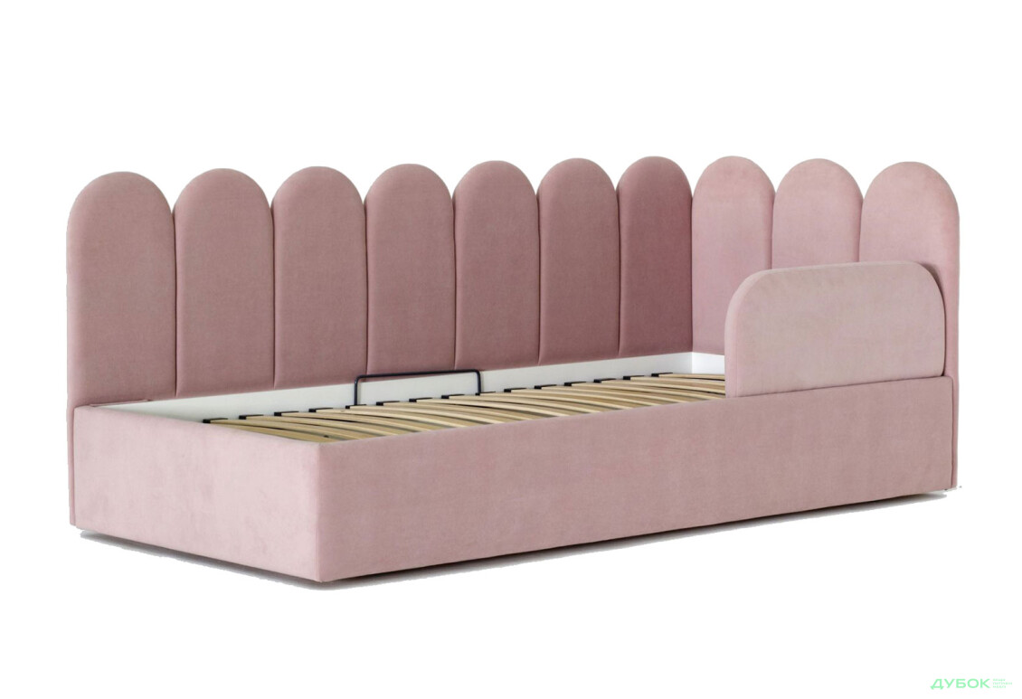 Ліжко-подіум Eurosof Емелі 80х190 см з нішею та металопідйомником + бортик - Зображення 4 Зображення 4 - Ліжко-подіум Eurosof Емелі 80х190 см з нішею та металопідйомником + бортик