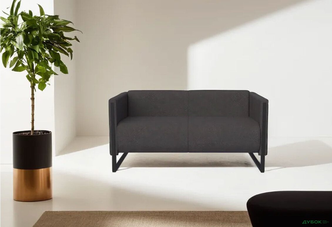 Диван UMa Ральф 128х80 см графитовый (Crocus 97) - Изображение 4 Изображение 4 - Диван UMa Ральф 128х80 см графитовый (Crocus 97)