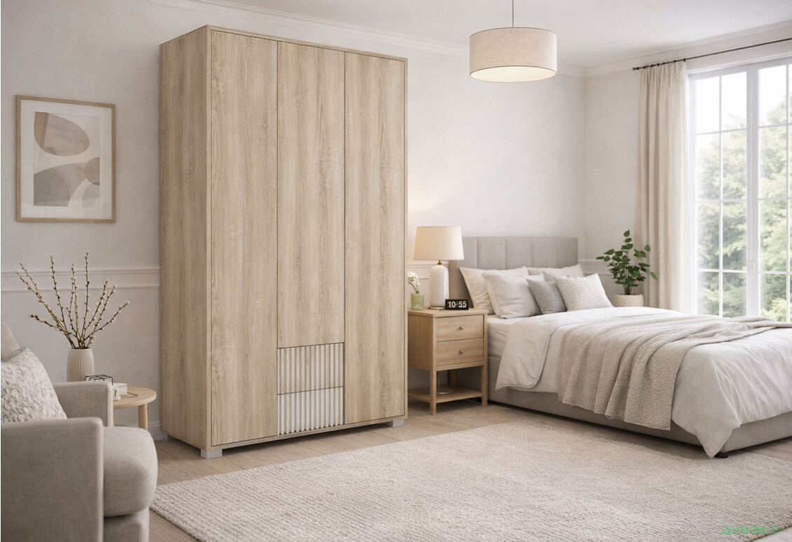 Изображение 2 - Шкаф Гербор Брус SZF3D2S 149 см, дуб сонома