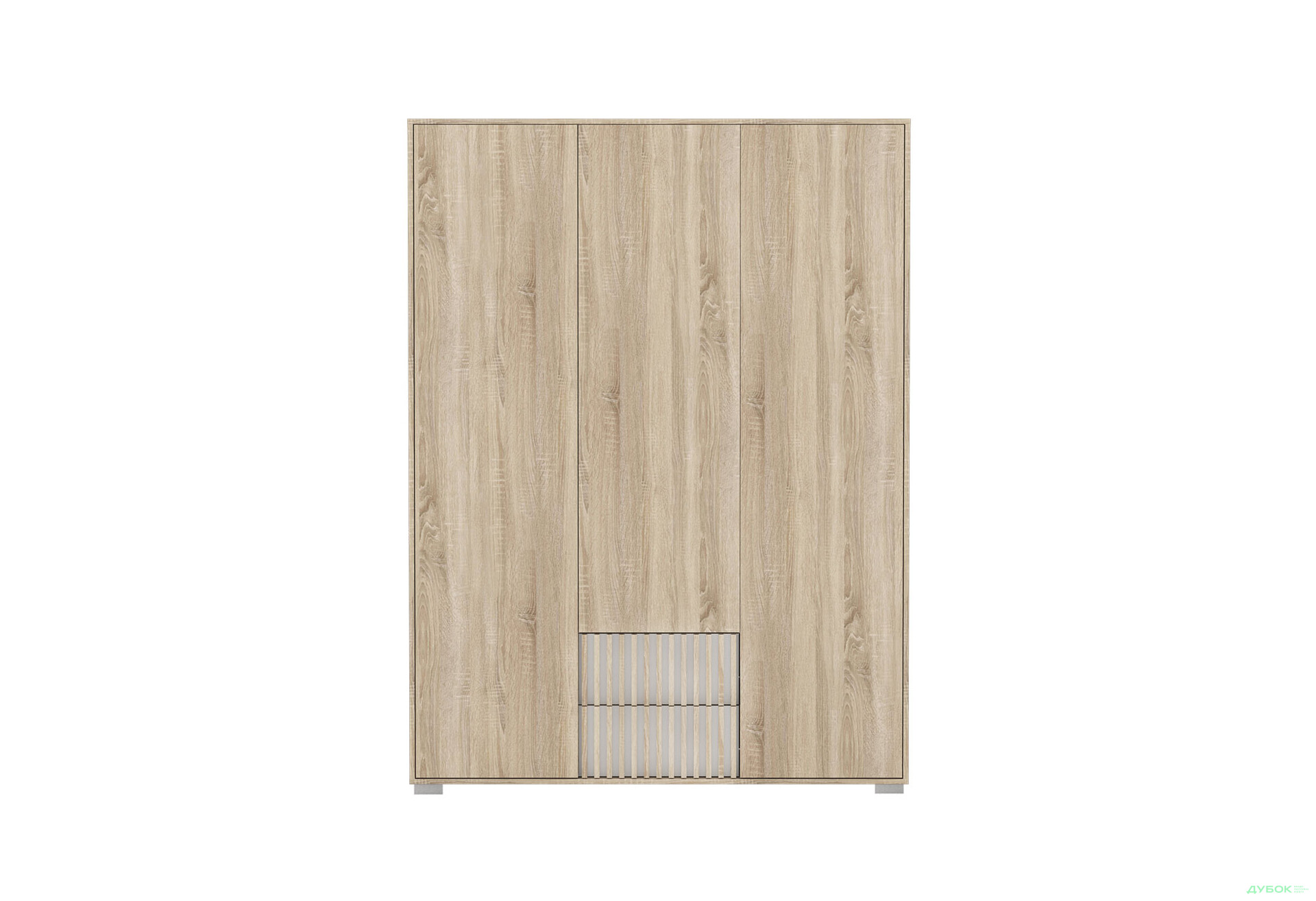 Шафа Гербор Брус SZF3D2S 149 см, дуб сонома - Зображення 1 Зображення 1 - Шафа Гербор Брус SZF3D2S 149 см, дуб сонома