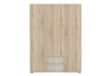 Шафа Гербор Брус SZF3D2S 149 см, дуб сонома - Зображення 1 Зображення 1 - Шафа Гербор Брус SZF3D2S 149 см, дуб сонома