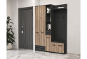Передпокій Світ Меблів Амбре Комплект 150 см антрацит / дуб артизан - Зображення 1 Зображення 1 - Передпокій Світ Меблів Амбре Комплект 150 см антрацит / дуб артизан