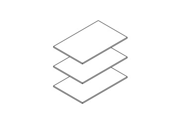 Опція до шафи SZF2D1S.Полиці POL