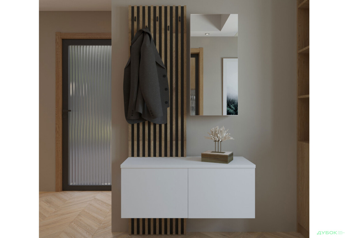 Передпокій Гербор Аріка Німфея альба / чорний - Зображення 1 Зображення 1 - Передпокій Гербор Аріка Німфея альба / чорний